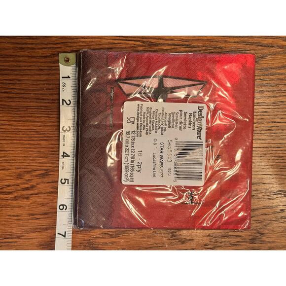 NEW Star Wars The Force Awakens Luncheon Napkins Birthday Party
Kylo Ren Sealed - Picture 4 of 7